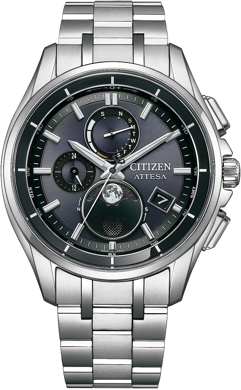 Reloj CITIZEN Attesa Moon Phase Radio Solar BY1001-66E
