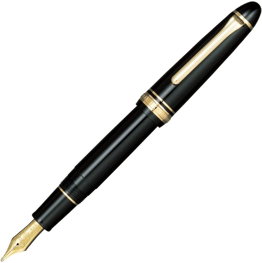 Pluma Sailor Profit 21 Black Music con nib de oro de 21 quilates