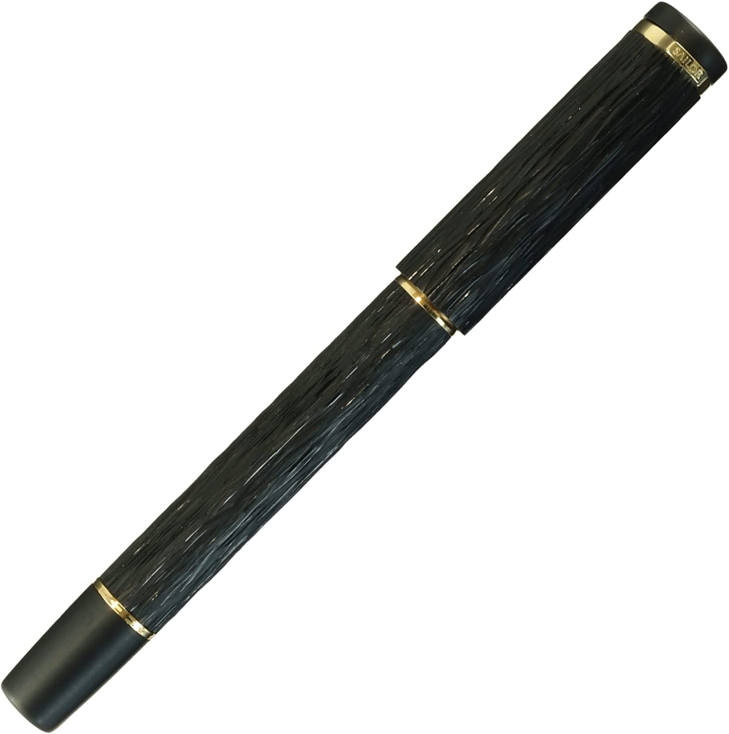 Pluma Sailor Ebonite Engraved Yokaze Bold 10-8085-620 en ebonita con punta de oro