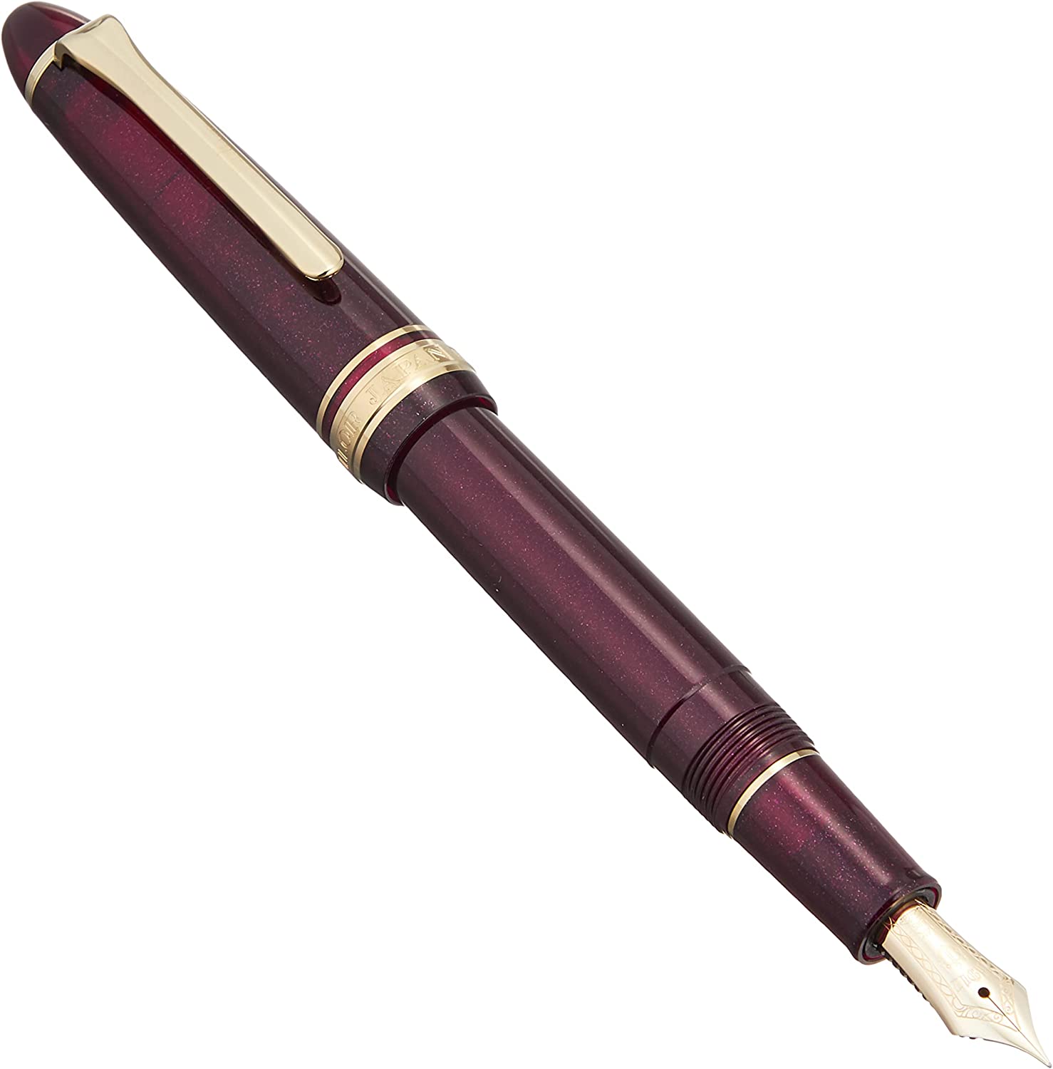 Pluma Sailor Profit Light Gold Trim Shining Red con plumín de oro