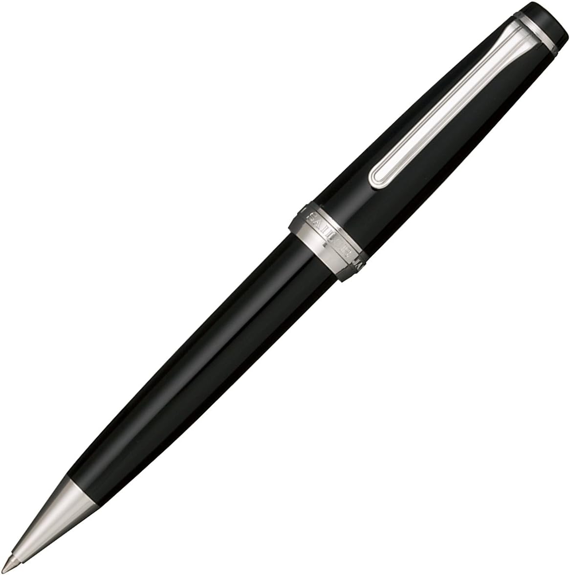 Pluma Sailor Professional Gear Slim Color Black 16-0707-220