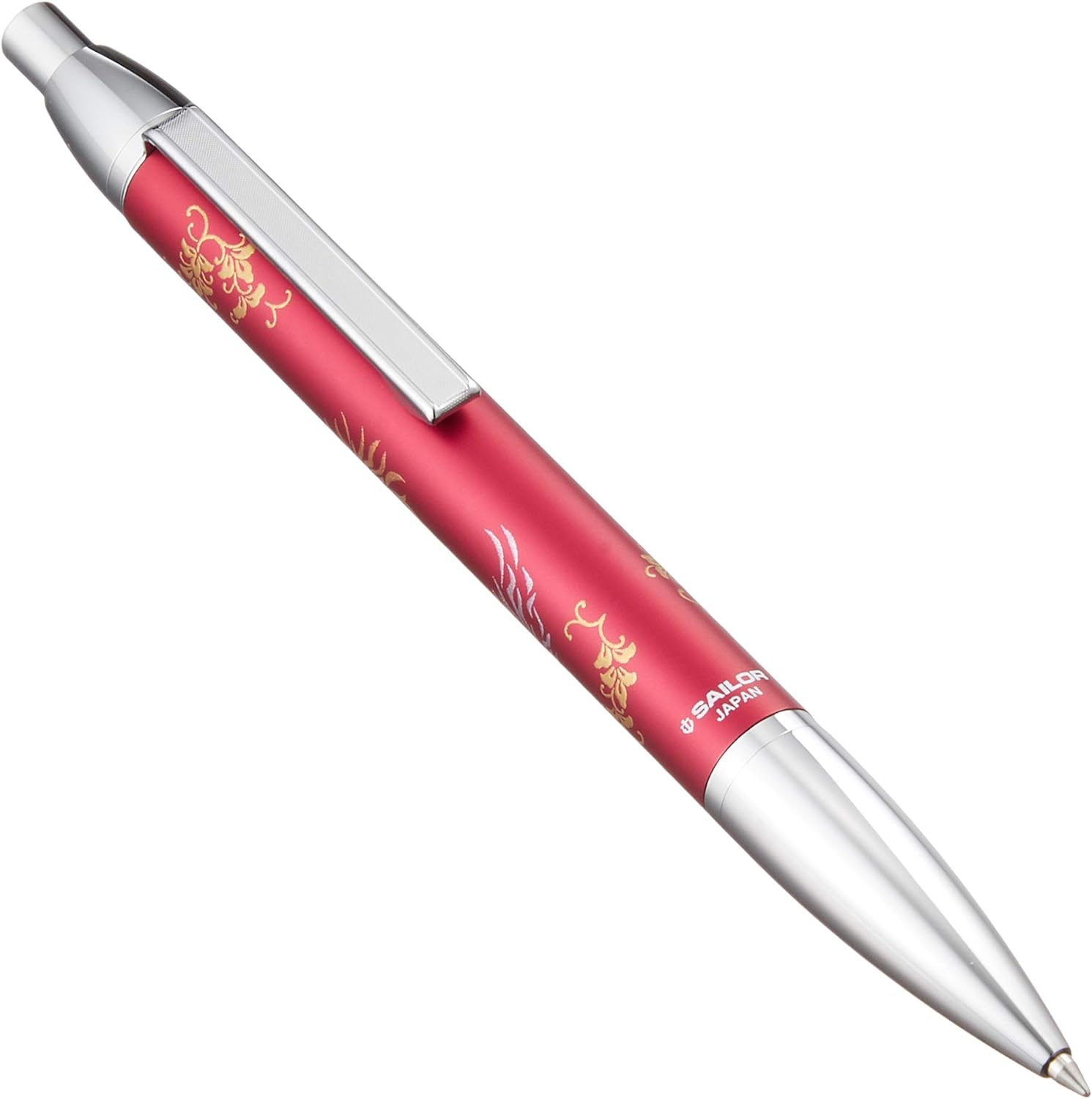 Pluma Sailor Graceful Makie Four Gods Suzaku Red con diseño tradicional japonés