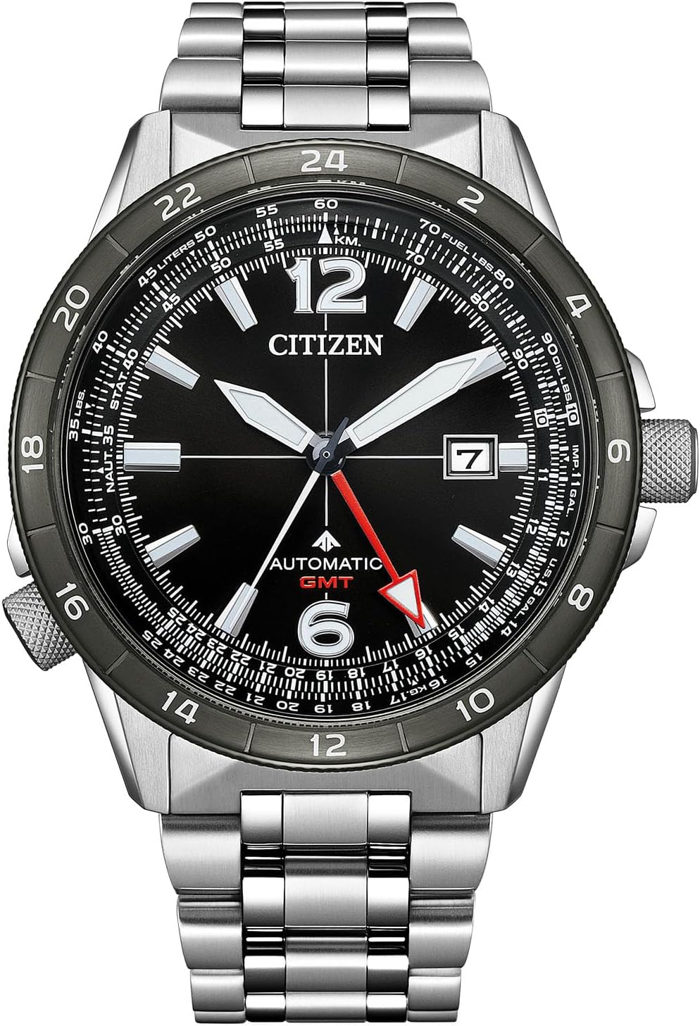 Reloj CITIZEN PROMASTER SKY Series NB6046-59E con diseño robusto y elegante.
