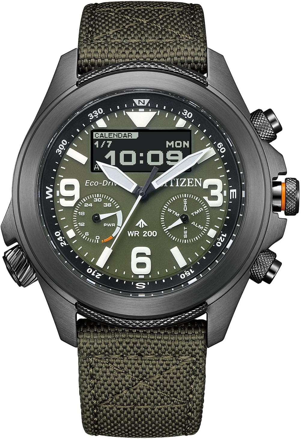 Reloj CITIZEN PROMASTER JV1005-02W con diseño robusto y tecnología Eco-Drive