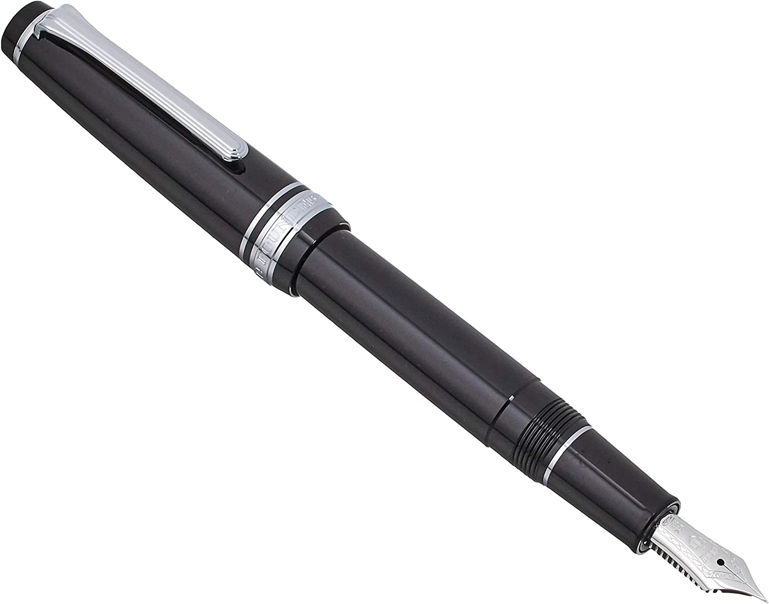 Pluma Sailor Professional Gear Slim Silver Black EF