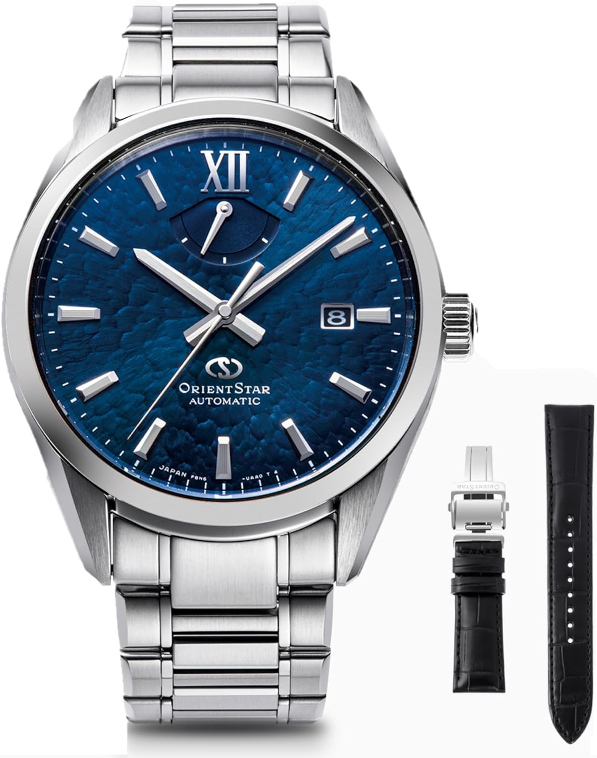 Reloj automático ORIENT STAR M34 F8 con diseño de meteoros