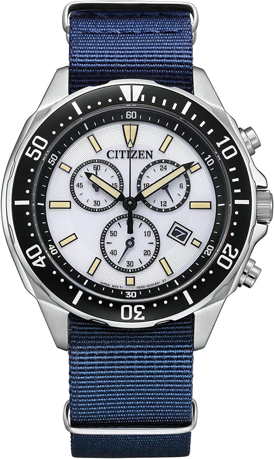 Reloj CITIZEN AT2500-19A para hombre con correa de nylon