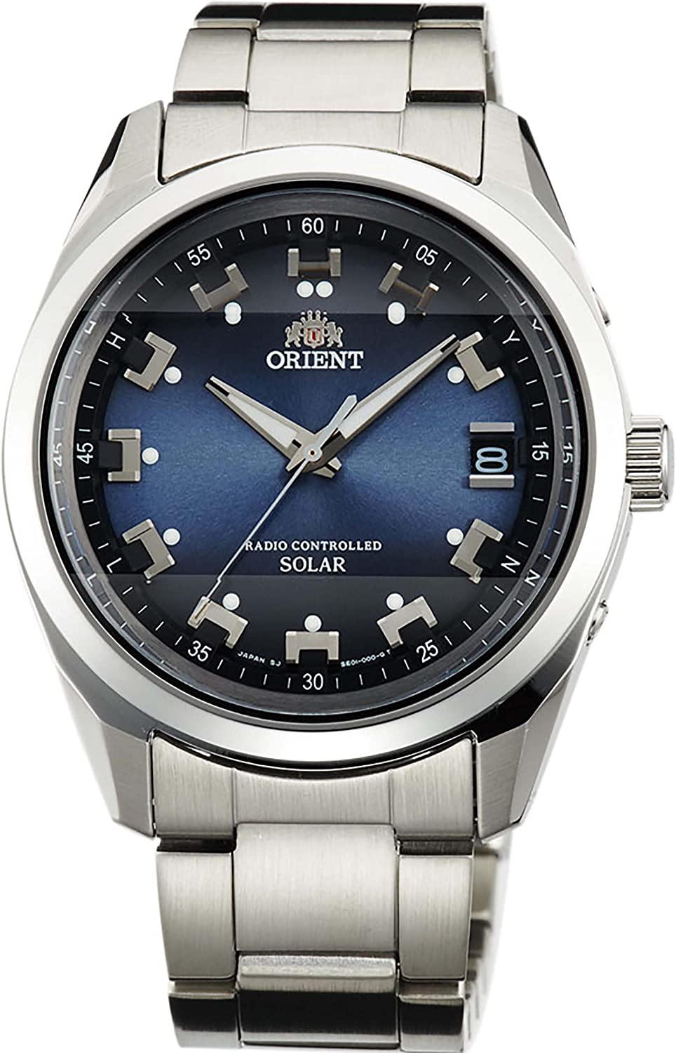 Reloj ORIENT Neo 70s Standard Solar Radio Wave Blue WV0071SE con diseño retro y tecnología avanzada