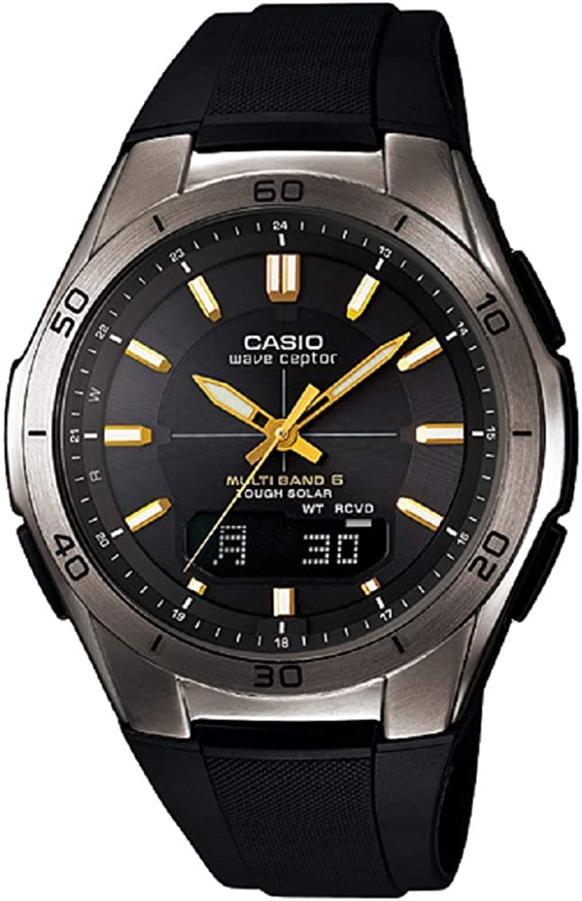 Reloj CASIO Wave Scepter WVA-M640B-1A2JF con correa de urethane y pantalla digital