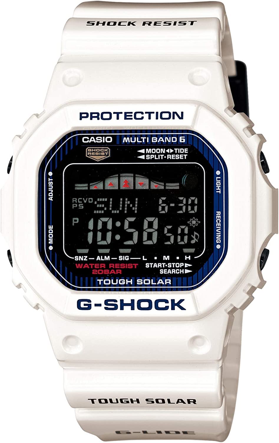 Reloj CASIO G-SHOCK G-LIDE Radio Solar GWX-5600C-7JF White