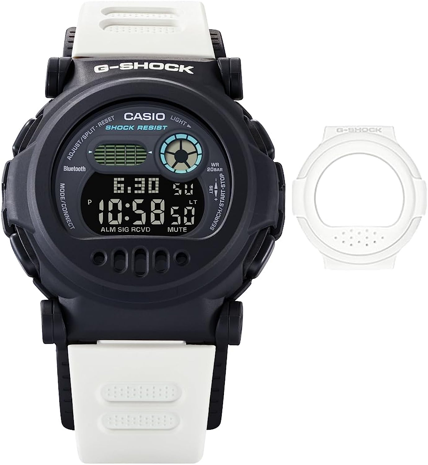 Reloj CASIO G-SHOCK G-B001SF-7JR con diseño futurista y resistente