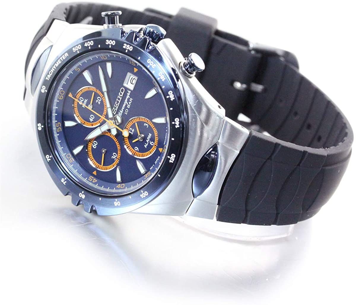 Reloj SEIKO Giugiaro Design Limited Edition Mackina Sportiva SNAF85PC con correa de silicona y diseño deportivo.