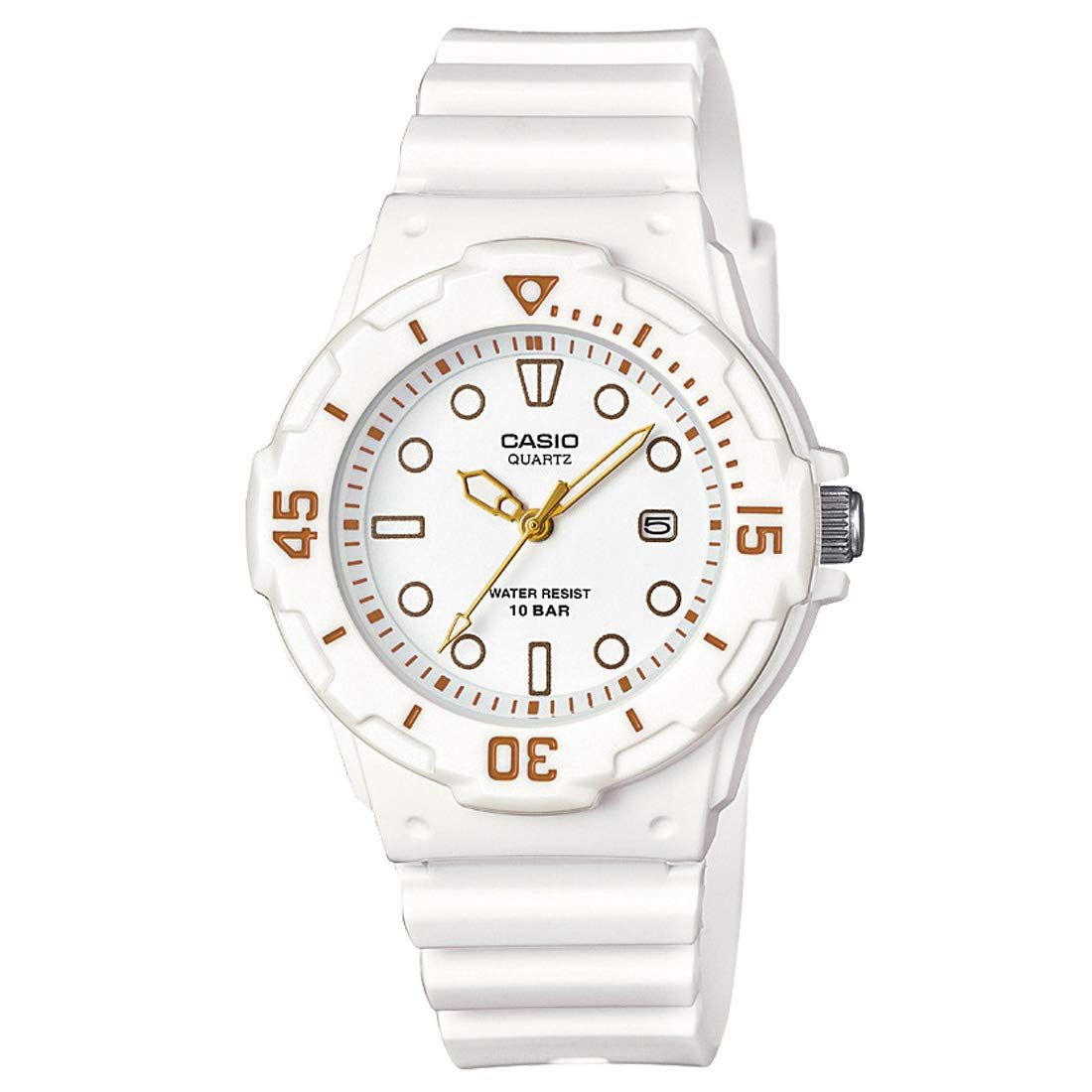 Reloj analógico CASIO Standard LRW-200H-7E2JF en color blanco