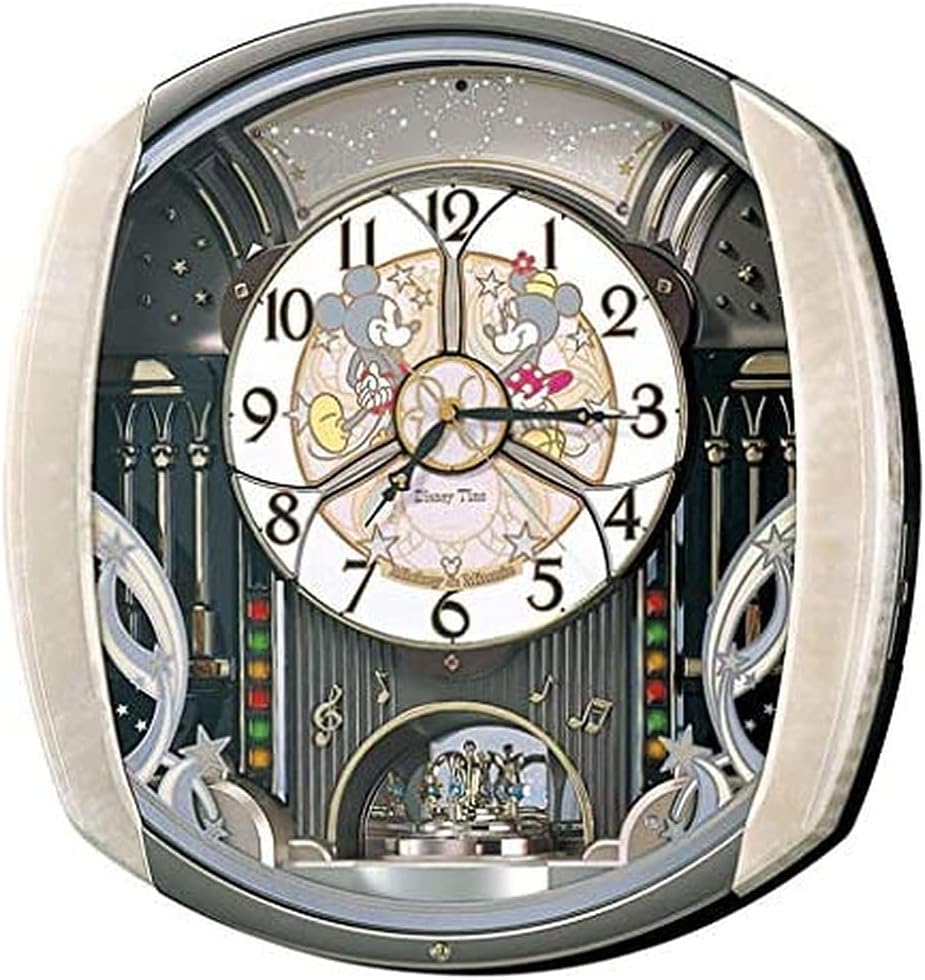 Reloj de pared Seiko Karakuri con Mickey Mouse y melodías