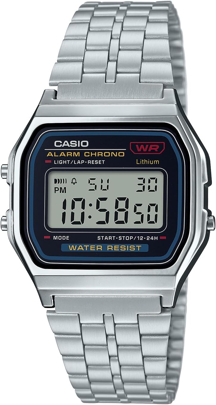 Reloj CASIO A159WA-N1JH de diseño retro y funcional