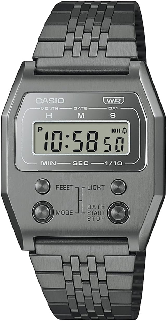 Reloj CASIO Classic PREMIUM Series A1100GGV-8JF para hombre en color gris