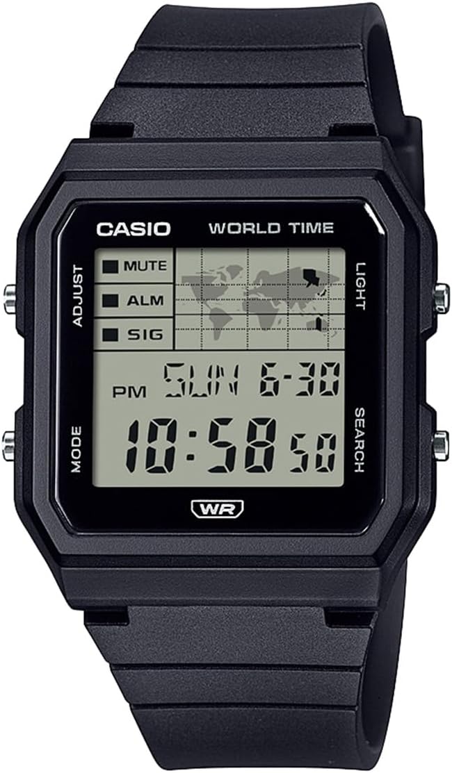 Reloj Casio Classic LF-30W-1AJF Unisex en color negro con diseño ecológico.