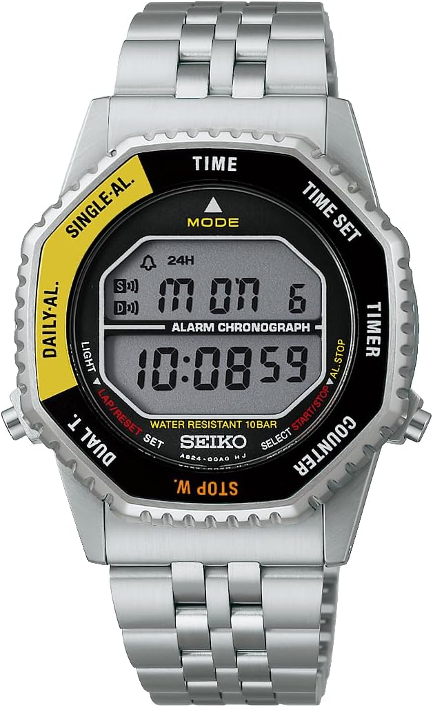 Reloj SEIKO SBJG017 Digital Quartz con diseño retro
