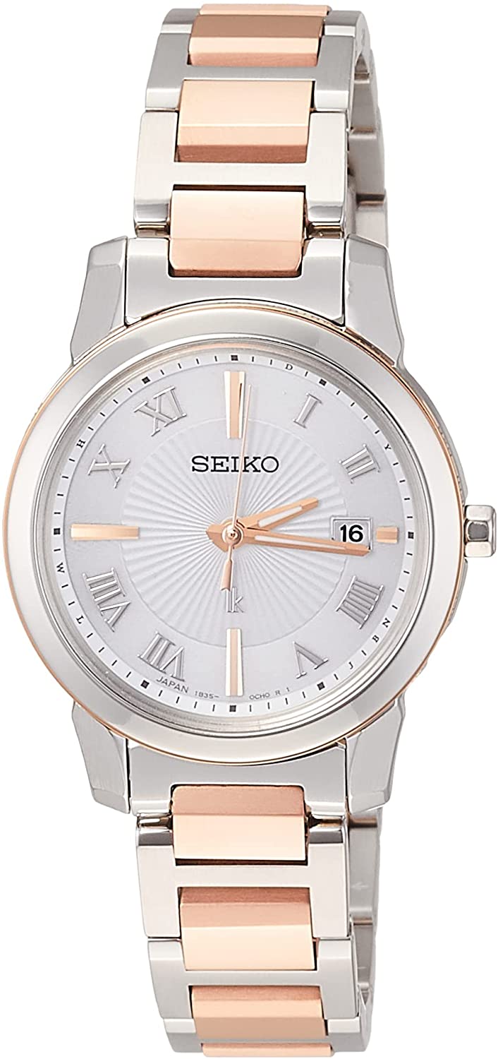 Reloj SEIKO LUKIA I Collection SSQV108 Ladies Silver + Pink Gold