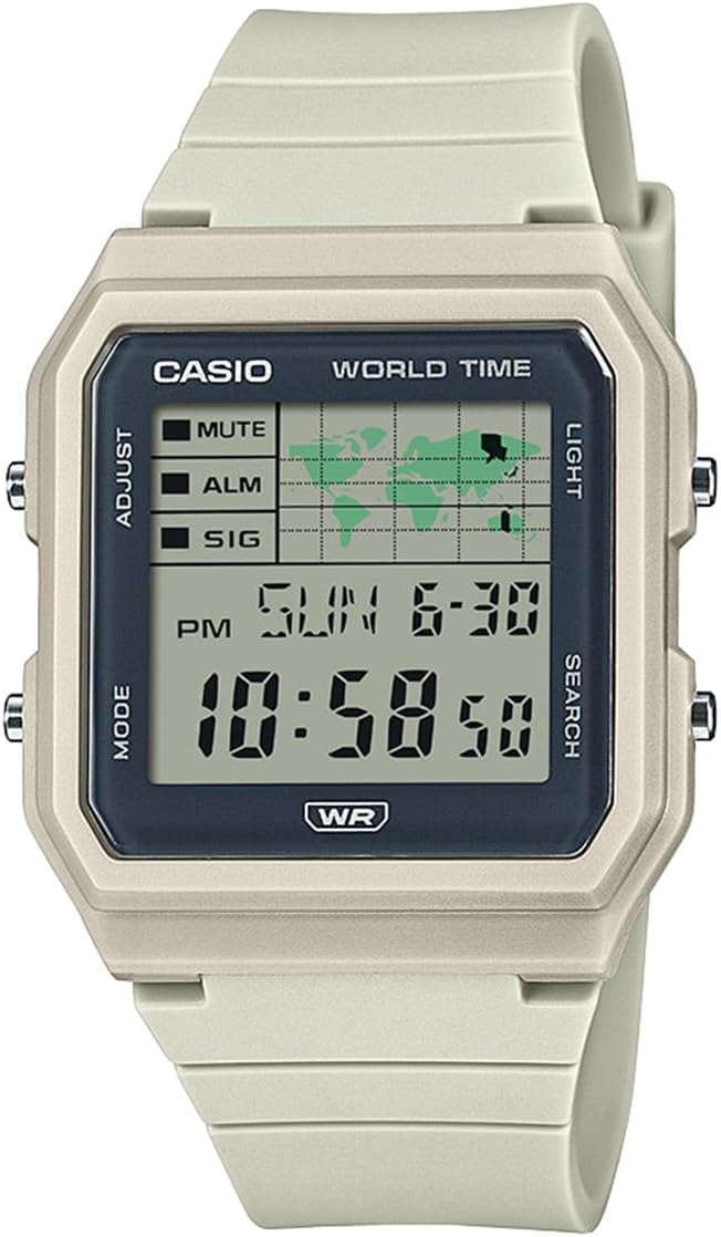Reloj Casio Classic LF-30W-8AJF en color beige con funciones avanzadas