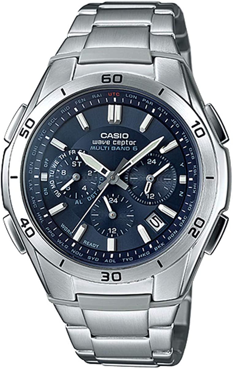 Reloj CASIO Waveceptor Radio Solar WVQ-M410DE-2A2JF en color navy