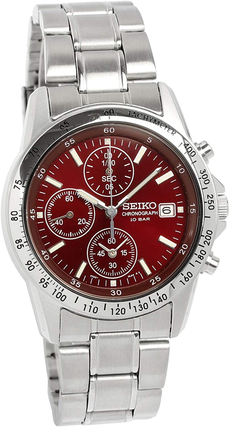 Reloj SEIKO SPIRIT SBTQ045 Cronógrafo Resistente al Agua para Hombre