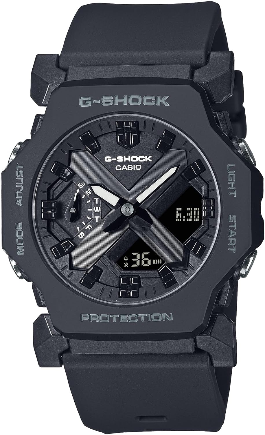 Reloj CASIO G-SHOCK GA-2300-1AJF con diseño minimalista y resistente