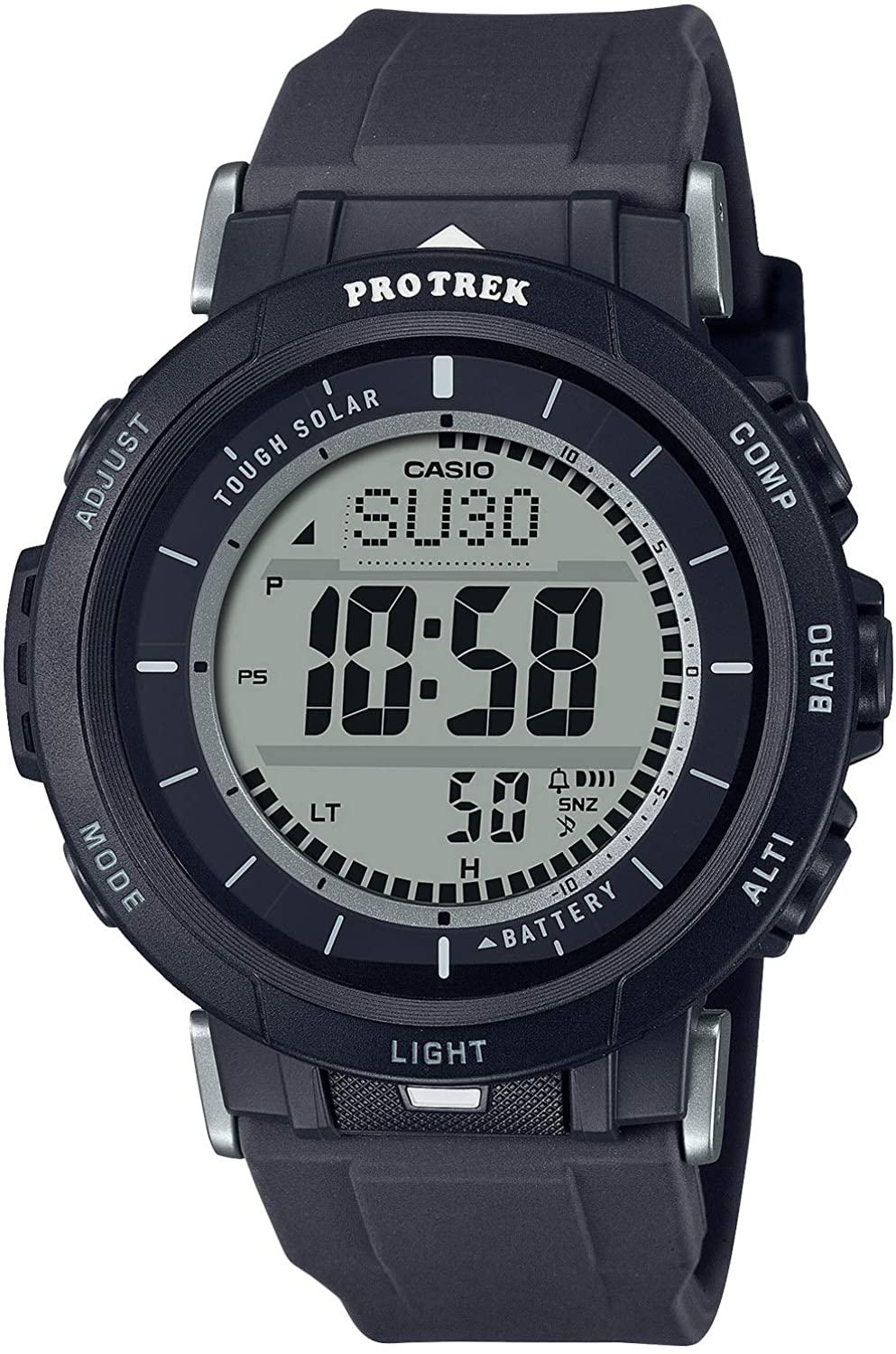 Reloj CASIO PRO TREK PRG-30-1JF con funciones avanzadas para aventuras al aire libre