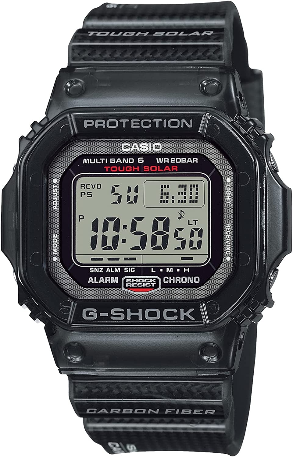 Reloj CASIO G-SHOCK GW-S5600U-1JF con iluminación LED y diseño resistente