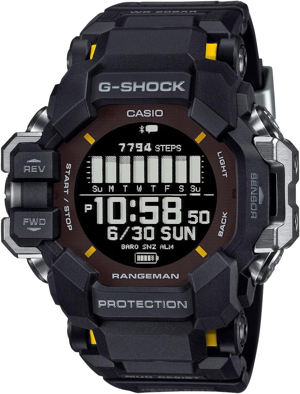 Reloj CASIO G-SHOCK RANGEMAN GPR-H1000-1JR en un entorno natural