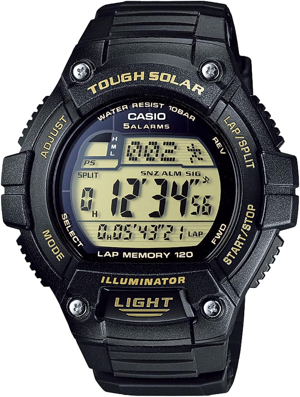 Reloj CASIO W-S220-9AJH con diseño moderno y funciones avanzadas