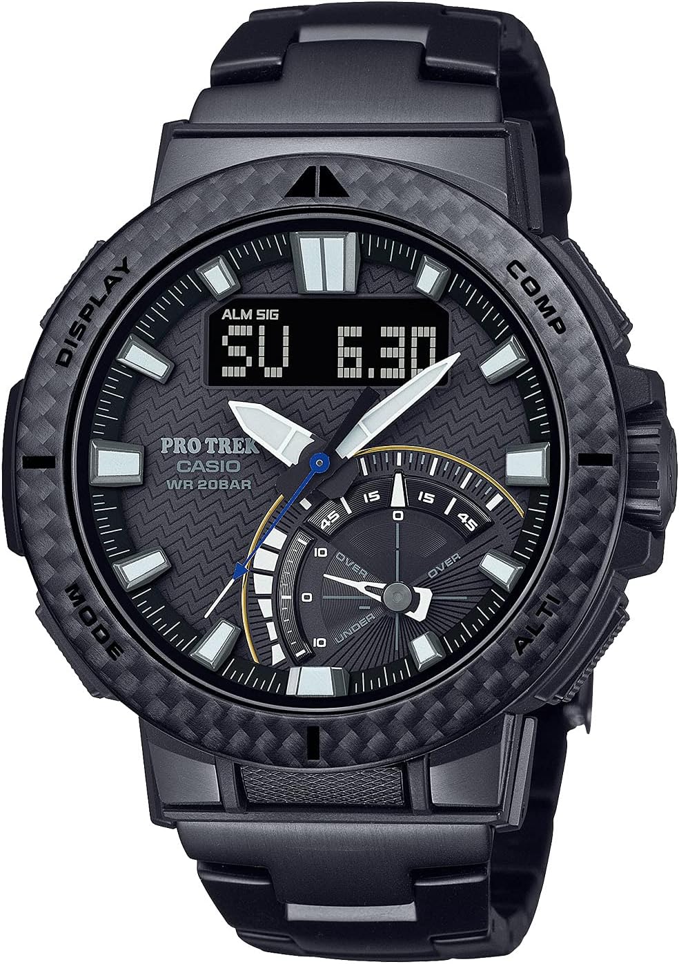 Reloj CASIO Pro Trek Angler Line PRW-73XT-1JF para hombres, resistente y solar.