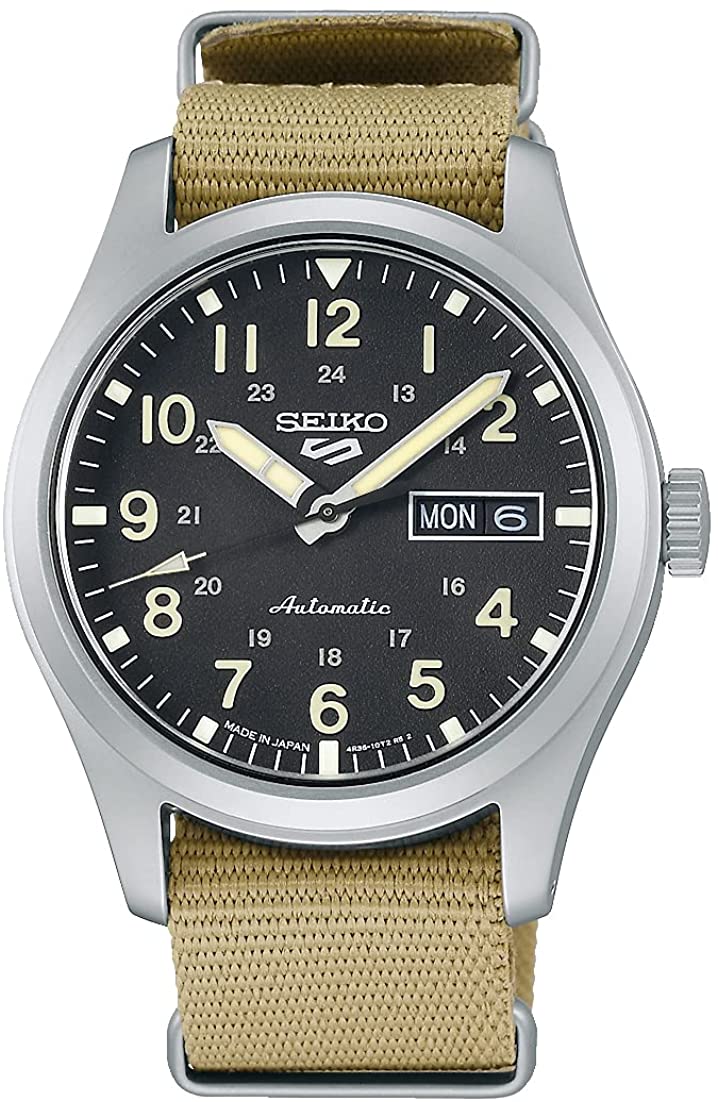 Reloj SEIKO 5 SPORTS SRPG35 automático en acero inoxidable y nylon