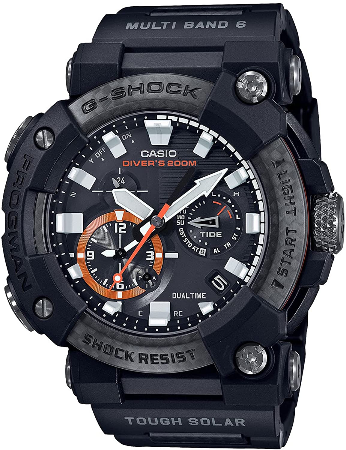 Reloj CASIO G-SHOCK GWF-A1000XC-1AJF de buceo con estructura de carbono