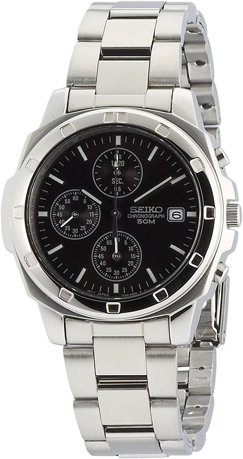 Reloj SEIKO SND191P de cuarzo con diseño elegante y resistente al agua