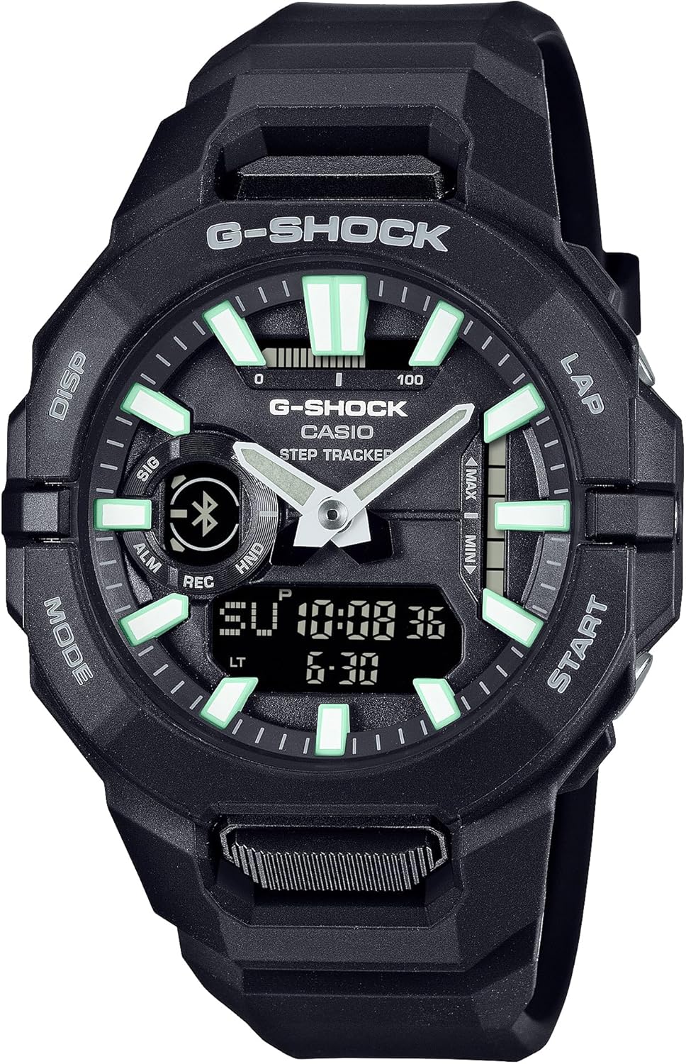 Reloj CASIO G-Shock GBA-950-1AJF en color negro, resistente y tecnológico.