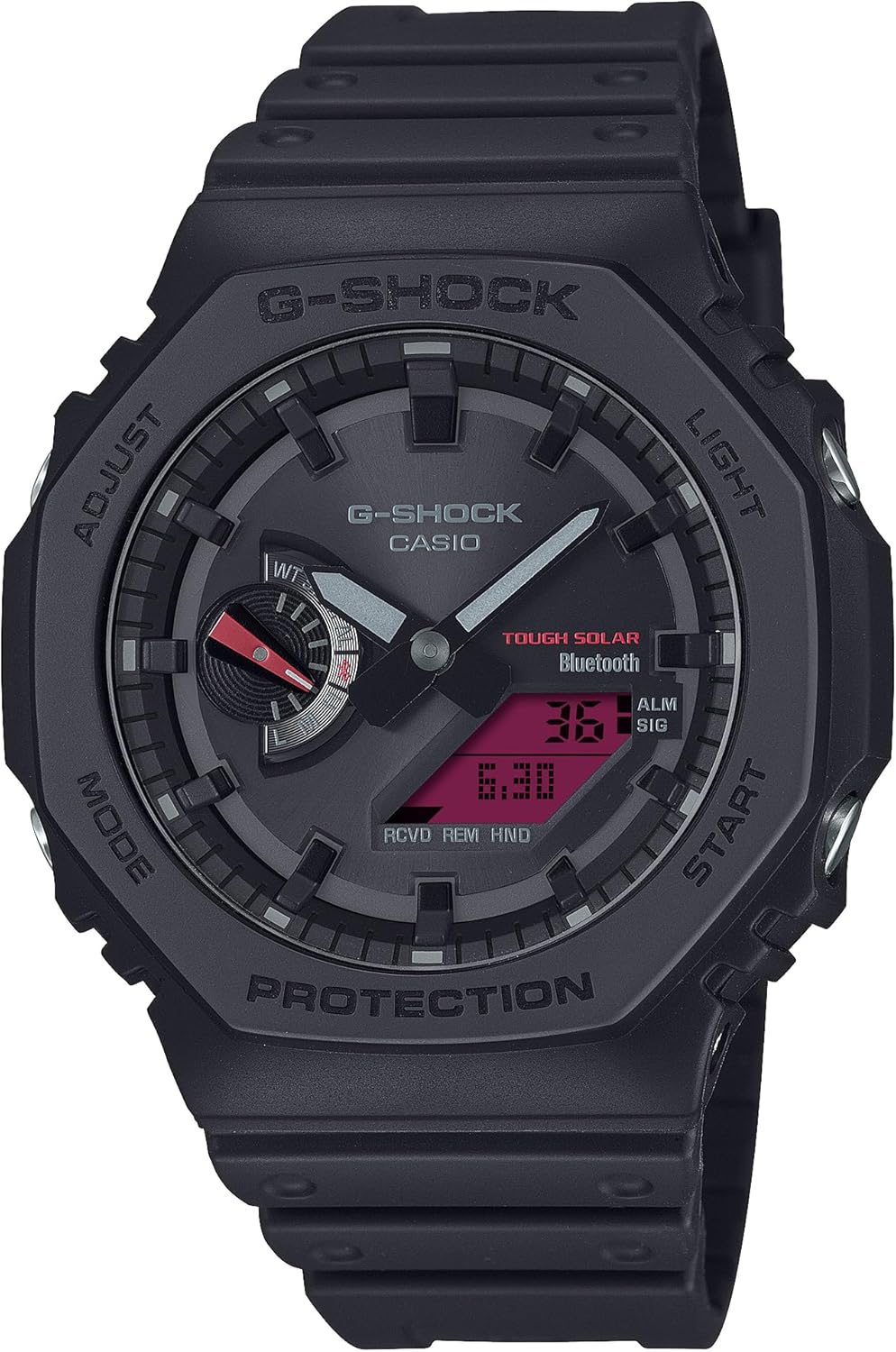 Reloj CASIO G-Shock GA-B2100BBR-1AJF en color negro, fabricado con materiales ecológicos.