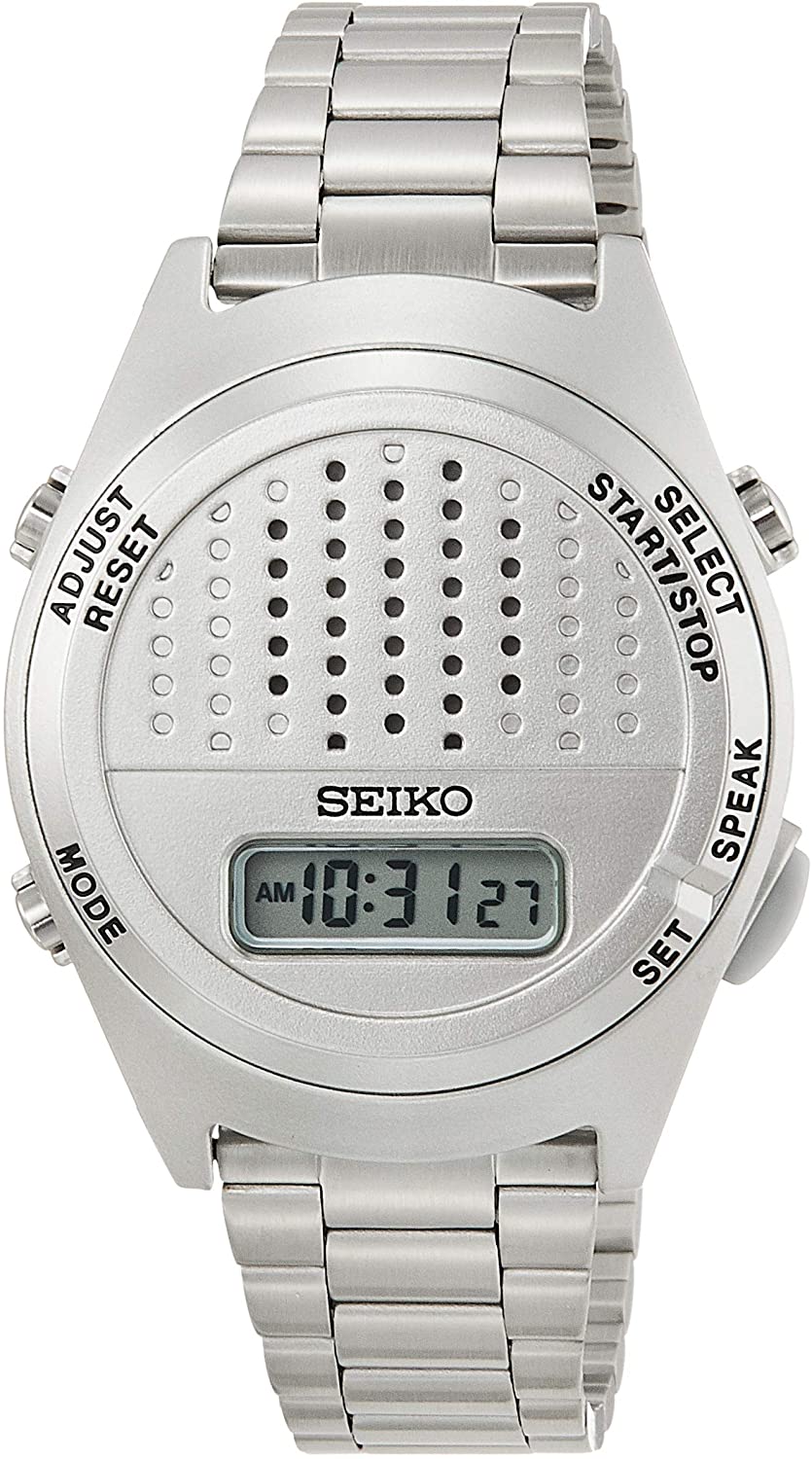 Reloj SEIKO SBJS013 para personas con discapacidad visual con funciones de voz