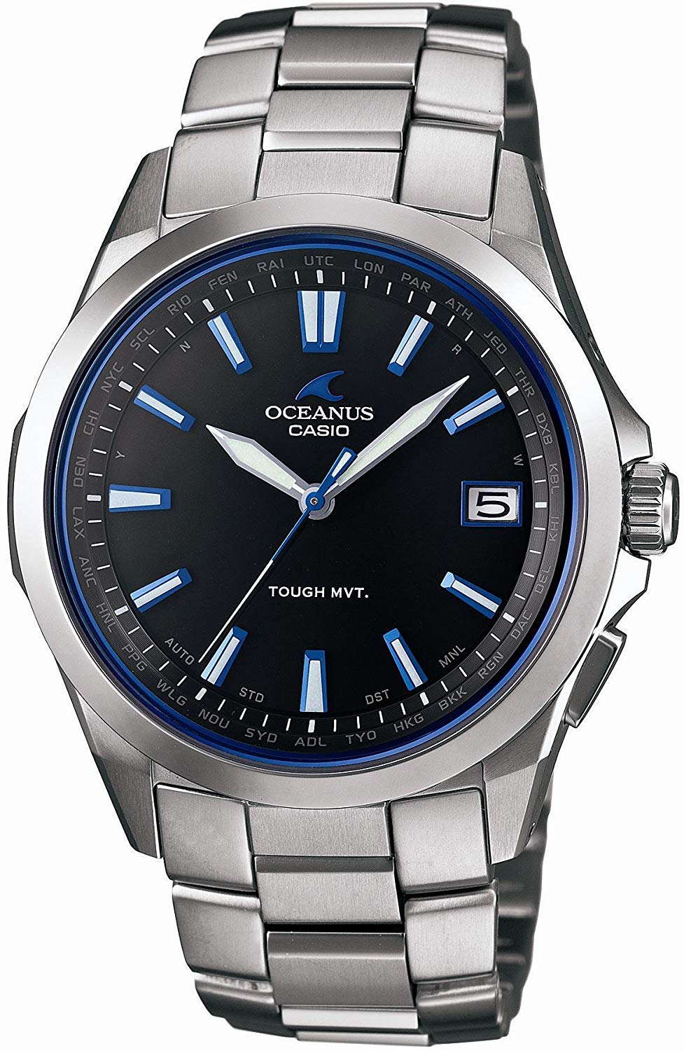 Reloj CASIO Oceanus Electric Wave Solar OCW-S100-1AJF con diseño elegante y tecnología avanzada.