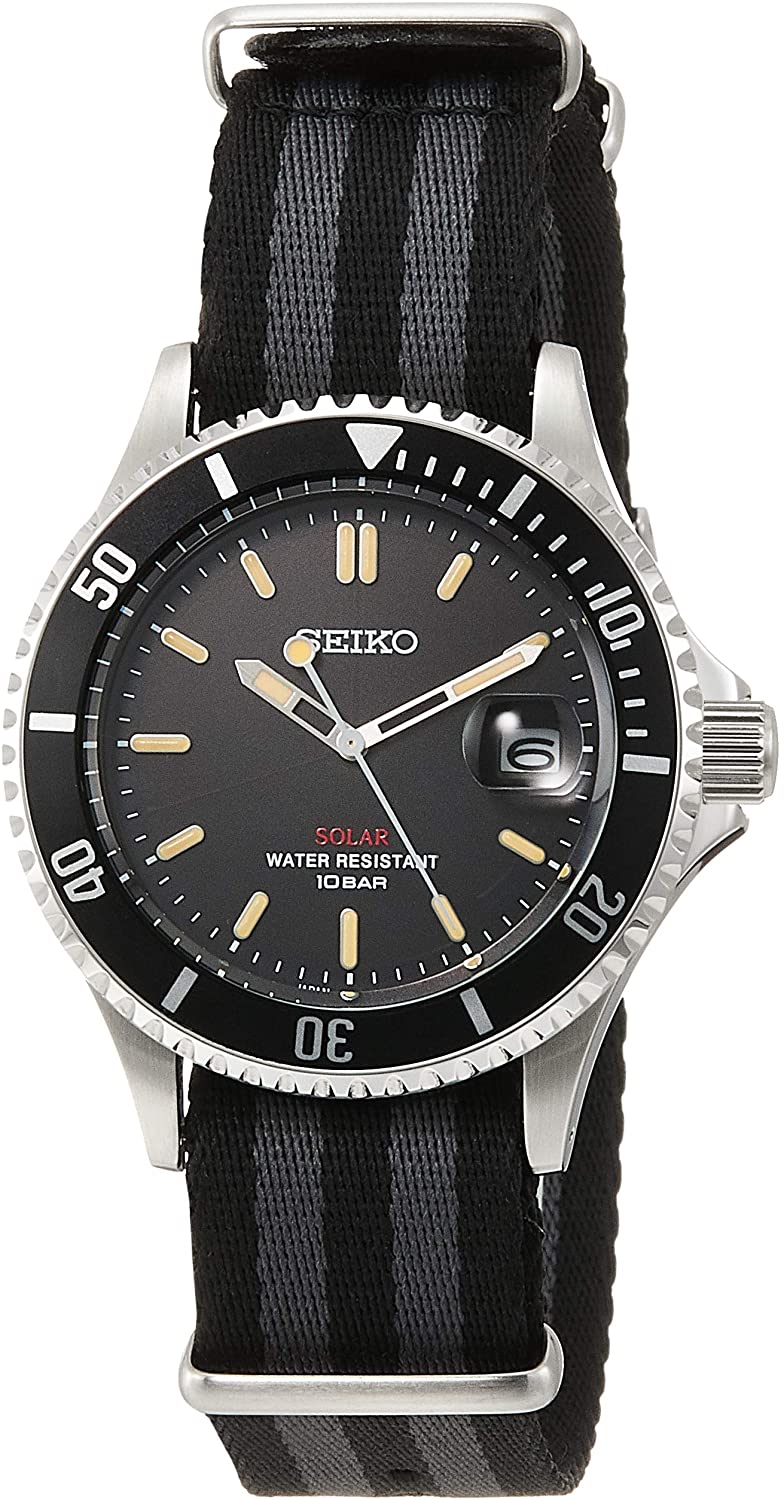 Reloj SEIKO Vintage Design Solar SZEV014 con correa NATO