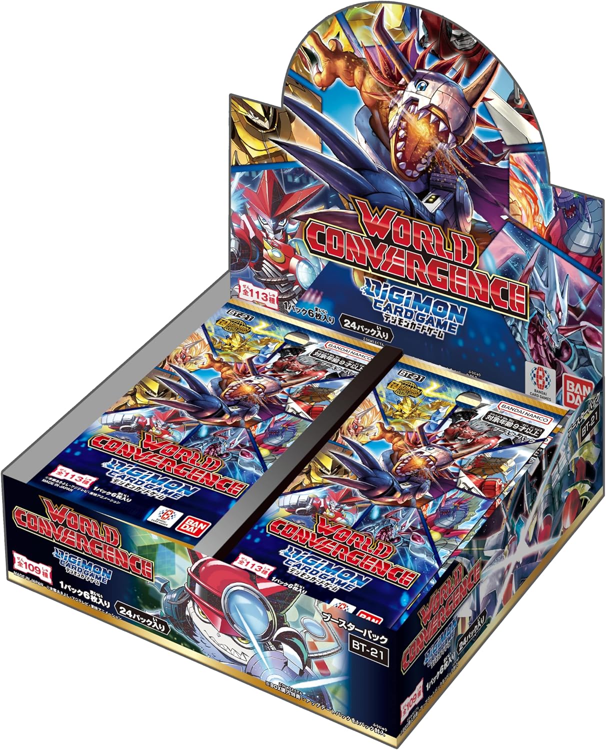 BANDAI Digimon Card Game Booster Pack WORLD CONVERGENCE BT-21