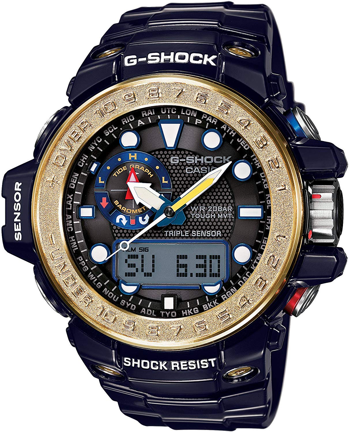 CASIO G-SHOCK Gulf Master Radio Wave Solar GWN-1000F-2AJF