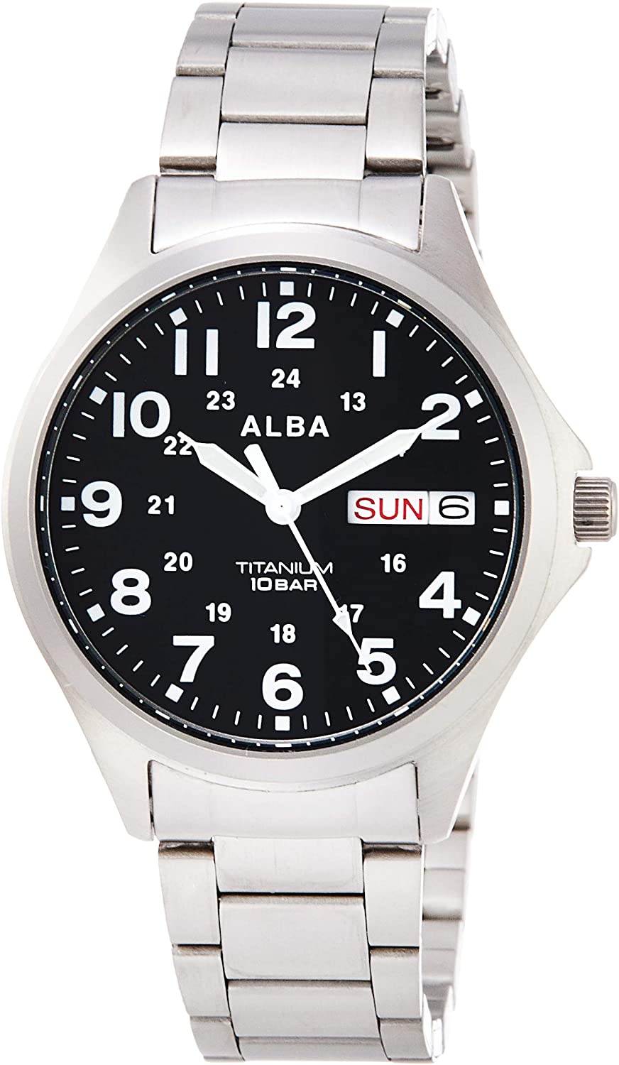 Reloj SEIKO Alba Quartz Titanium AQPJ402 para hombre