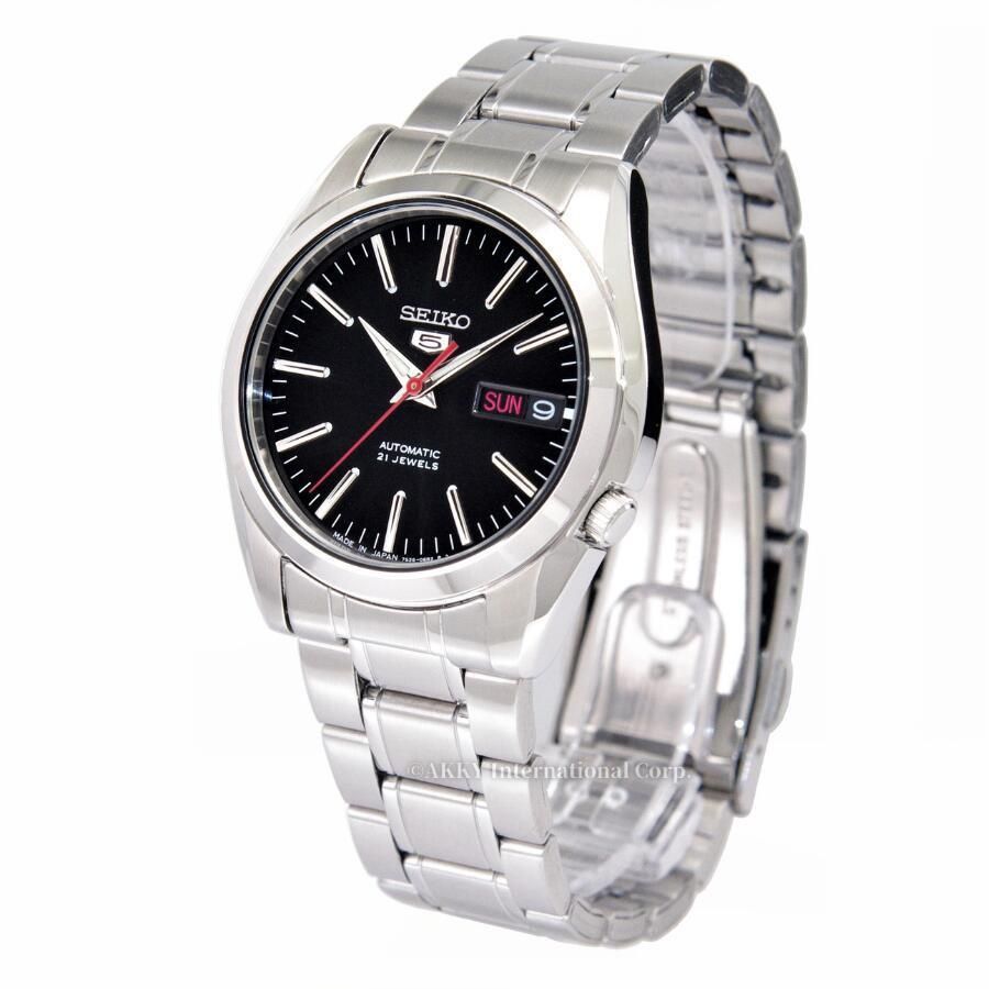 Reloj SEIKO 5 Automático Dial Negro SNKL45K1 para hombre