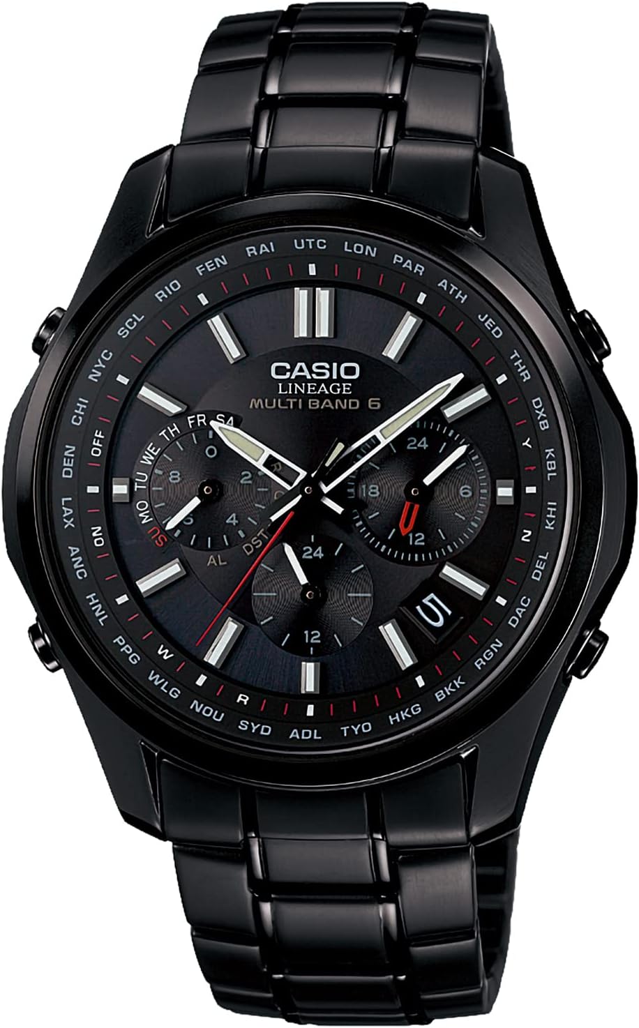 Reloj CASIO Lineage Wave Ceptor LIW-M610DB-1AJF con diseño negro elegante y funciones avanzadas.