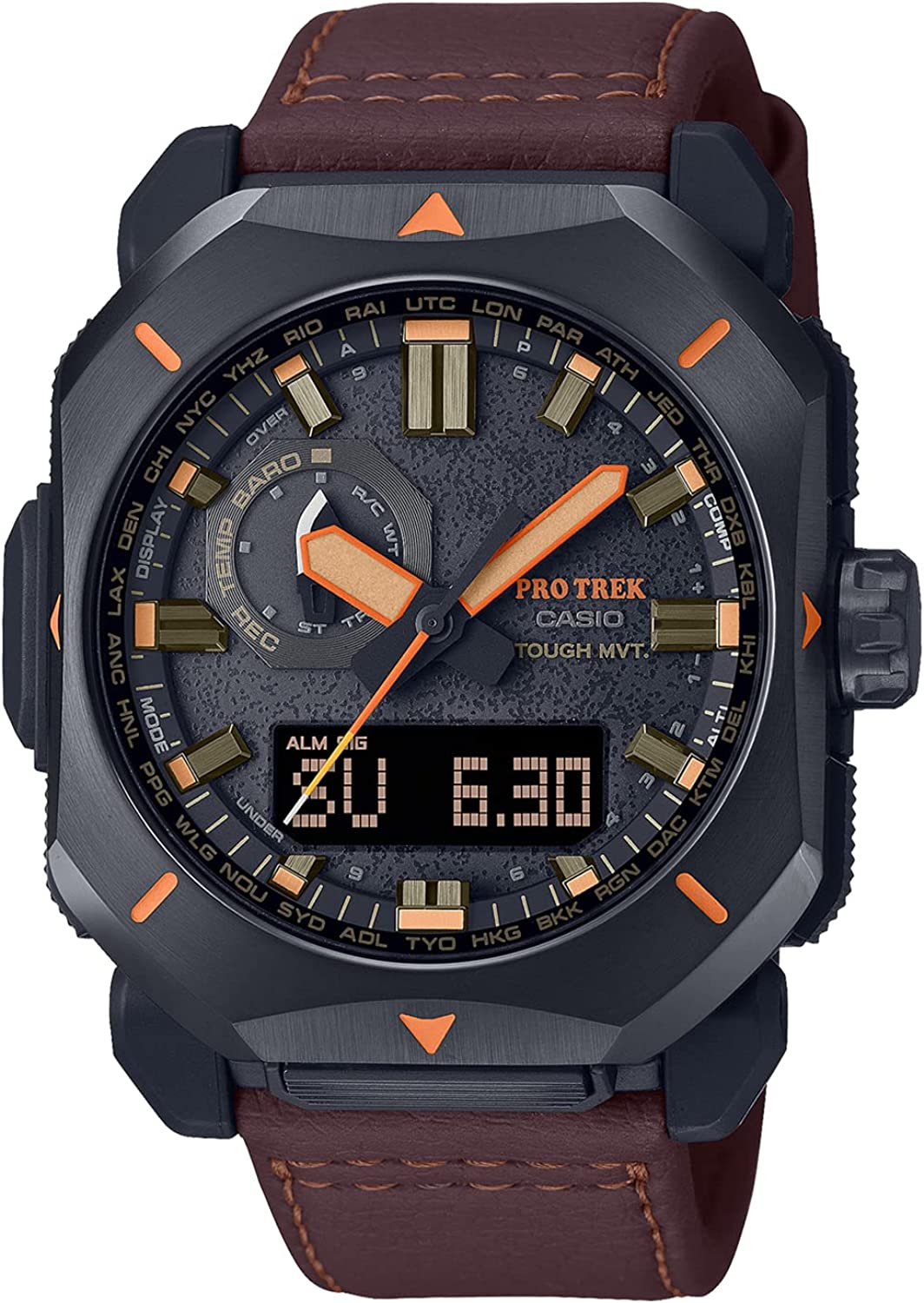 Reloj CASIO PRO TREK PRW-6900YL-5JF en un entorno natural
