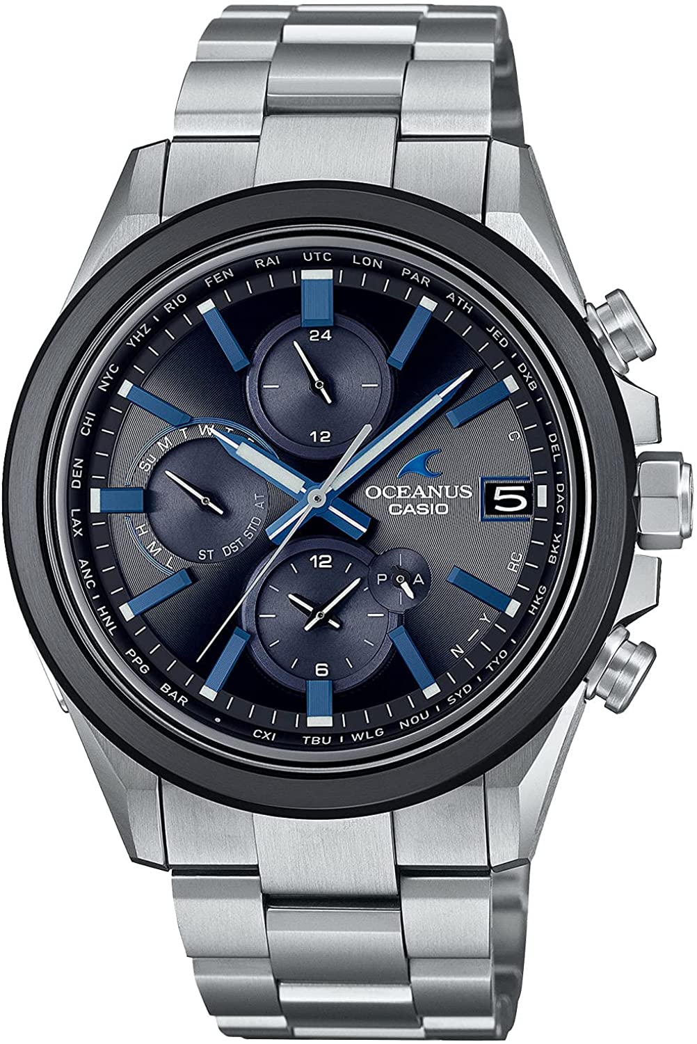 Reloj CASIO OCEANUS OCW-T4000A-1AJF con diseño elegante y tecnología avanzada.