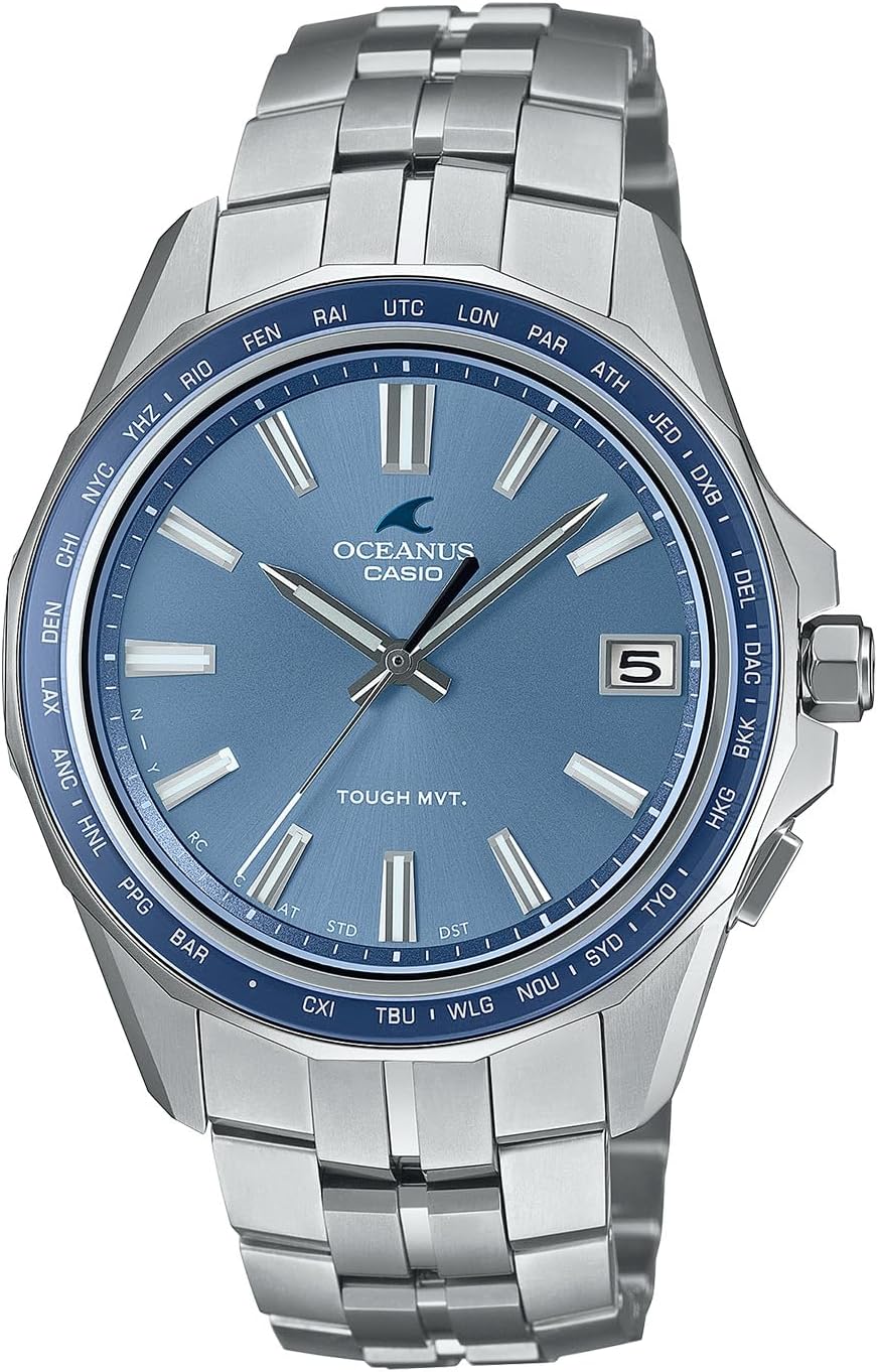 Reloj CASIO OCEANUS 20th Anniversary Model con diseño elegante y tecnología avanzada.