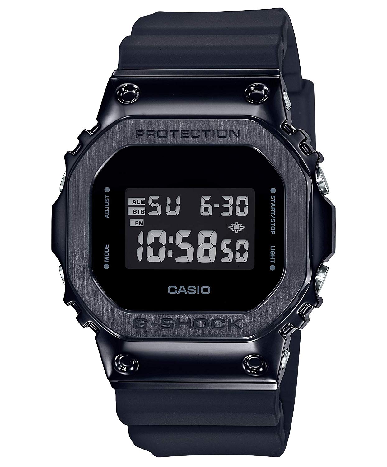 Reloj CASIO G-SHOCK GM-5600B-1JF con diseño resistente y elegante