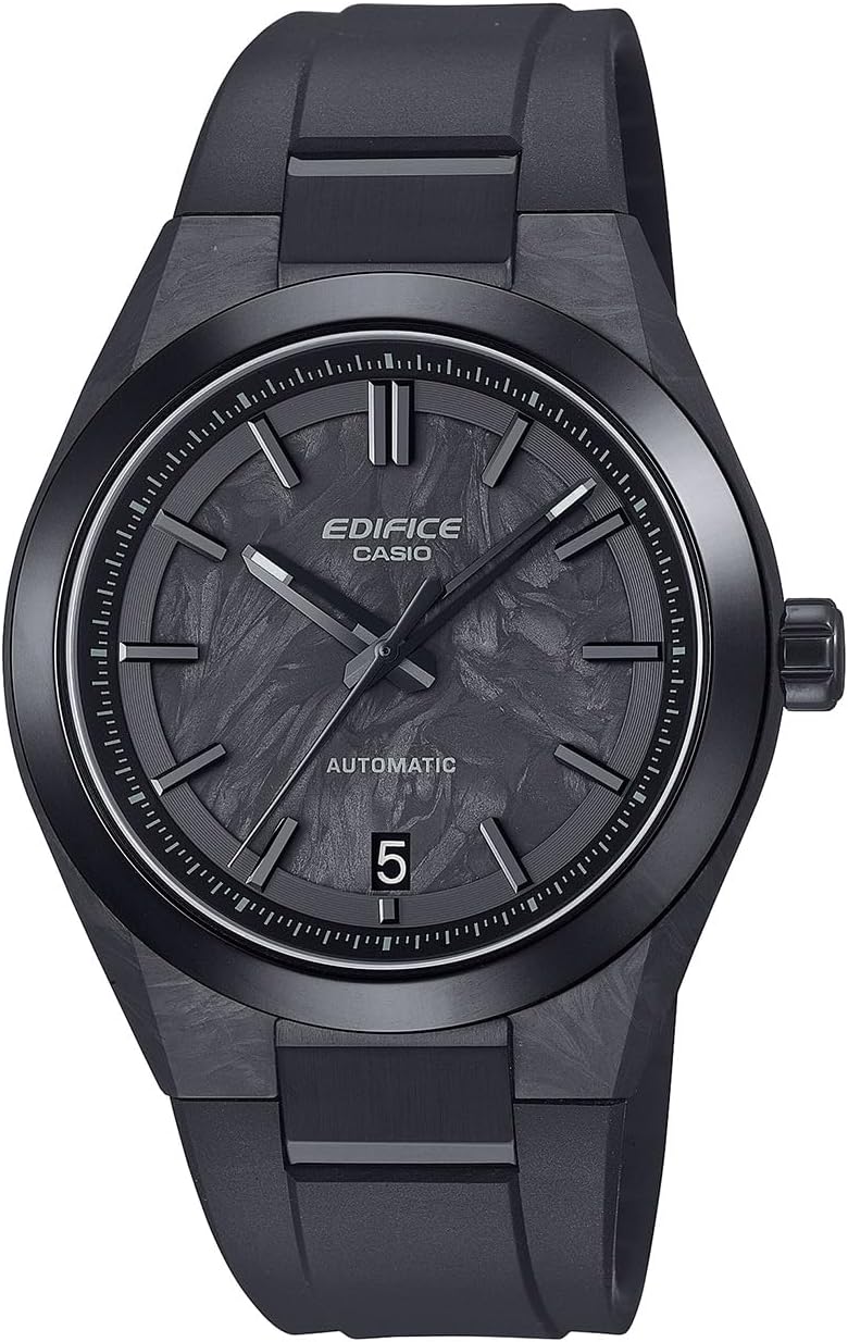 Reloj mecánico CASIO EDIFICE EFK-100XPB-1AJF con cristal de zafiro y caja de carbono forjado.